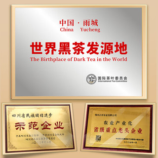 吉祥茶叶 2021年一级芽细藏茶 32G（8G*4泡）装雅安黑茶南路边茶蒙顶