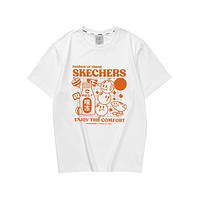 SKECHERS 斯凯奇 男士时尚休闲运动针织短袖T恤衫夏季