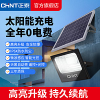CHNT 正泰 太阳能灯户外庭院灯农村室内防水充电超亮大功率遥控感应路灯
