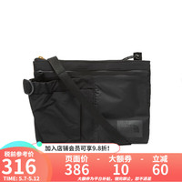 北面 TNF北面美版MOUNTAIN SHOULDER BAG户外便携单肩斜挎包4L 4E5-黑色/羚羊褐色 One size