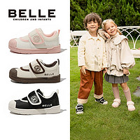 百亿补贴：BeLLE 百丽 儿童帆布鞋软底防滑时尚休闲百搭宝宝鞋子