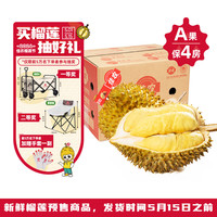 佳农 泰国进口金枕头榴莲 2.5-3kg 1个装 新鲜水果 源头直发 一件包邮