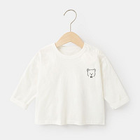 百亿补贴：cutepanda's 咔咔熊猫 婴儿衣服休闲长袖T恤春装春秋男童女打底衫儿童小童上衣