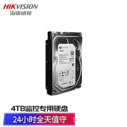 HIKVISION 海康威视 4T垂直硬盘 监控专用硬盘