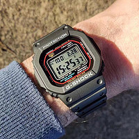 CASIO 卡西欧 小红圈 G-SHOCK经典系列 43.2毫米太阳能电波腕表 GW-M5610U-1