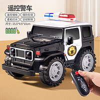 MDUG 儿童电动遥控车无线警车玩具