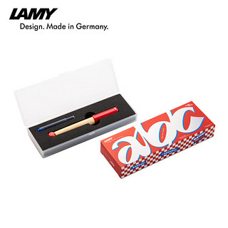 LAMY 凌美 钢笔礼盒 ABC系列墨水笔小 三年级用笔涂鸦绘画德国儿童节 红色