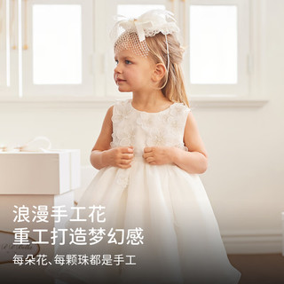 戴维贝拉儿童连衣裙女童夏装女宝礼服公主裙