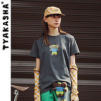 TYAKASHA 塔卡沙 T恤夏季新款半袖运动轻薄透气短袖t恤女宽松