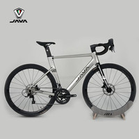 佳沃JAVA/佳沃SILURO6-R5桶轴公路车鱼雷6油压碟刹18变速竞赛自行车 亮光香槟 XL(183-195 CM)