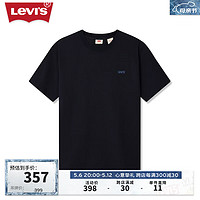Levi's李维斯24夏季男士休闲时尚宽松短袖T恤 黑色 0008Y-0002 XL