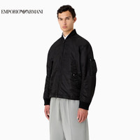 阿玛尼EMPORIO ARMANI24春夏EA男装棒球领双向拉链夹克
