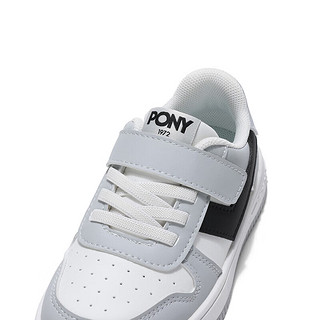PONYCITYWINGS-K 儿童舒适休闲运动童鞋 白黑色 26码（脚长160mm）