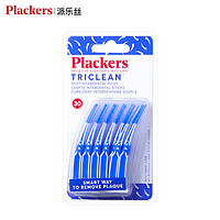 Plackers 派乐丝 plackers 牙缝刷便携 30支装