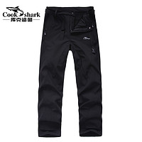 cookshark 库克鲨鱼 男女款两件套三合一冲锋裤加绒加厚登山冬季防水防风滑雪