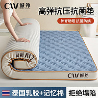 城外 泰国乳胶床垫家用床褥榻榻米软垫子学生宿舍单人折叠海绵睡垫铺底