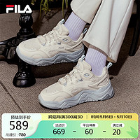 FILA 斐乐 官方女鞋COLLINA复古运动鞋2023冬季山丘鞋厚底老爹鞋