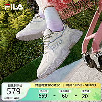 FILA 斐乐 官方FLUID 4女鞋复古运动鞋2024轻便透气休闲鞋