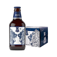 SNOWBEER 雪花 啤酒（SNOW）黑狮系列 整箱装 330mL 12瓶 黑狮白啤