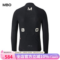 MBO/迈森兰 迈森兰（MBO）男子气质抓绒长袖骑行服 流沙 流沙-黑色 L