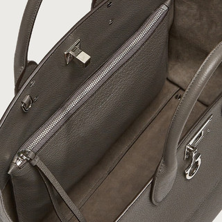 菲拉格慕（Ferragamo）女士深灰色手提包（中号） 0765813 
