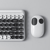 MIPOW 麦泡 双模无线蓝牙鼠标商务办公便携适用于笔记本台式机电脑轻音iPad手机鼠标家用娱乐外 白色