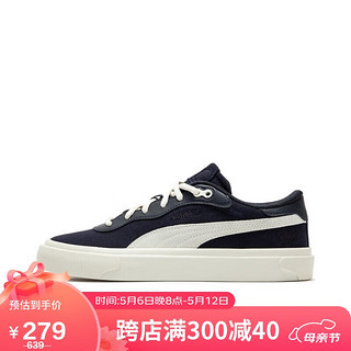 PUMA 彪马 男女同款 生活休闲鞋 392435-01海军蓝-白色 44UK9.5