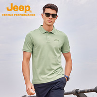 Jeep 吉普 官方户外防水吸湿速干T恤男短袖夏季运动POLO衫