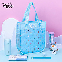 Disney 迪士尼 学生手提袋拎书袋帆布女小学生袋手提美术袋大容量补习袋