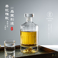 维艾（Newair）玻璃酒瓶空瓶密封高档泡酒瓶子红酒白酒自酿存装分装储酒容器 矮款-2只装【贈标签】