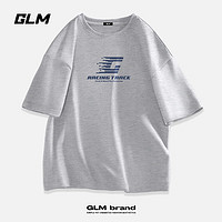 GLM 短袖t恤灰#JGL深蓝G XL