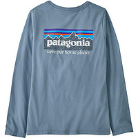 巴塔哥尼亞 Regenerative Organic 女童款棉質長袖T恤