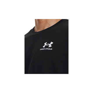 安德玛（UNDERARMOUR）【我可以47】同款男子高克重训练运动短袖T恤1373997 黑色001 XL