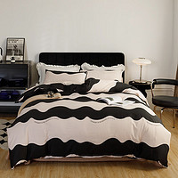 邦亚 迪士尼皇冠F1三件套柔软家庭(床单+被套+枕套) 黑米200*150皇冠