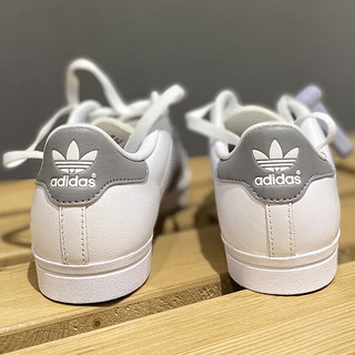 adidas 阿迪达斯 男鞋女鞋春季新款运动鞋三叶草经典低帮板鞋小白鞋时尚休闲鞋 EE6196 36.5