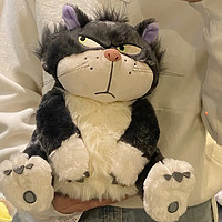 婴果小岛路西法猫公仔毛绒玩具抱枕猫咪玩偶520搞怪 路西法猫猫 35厘米