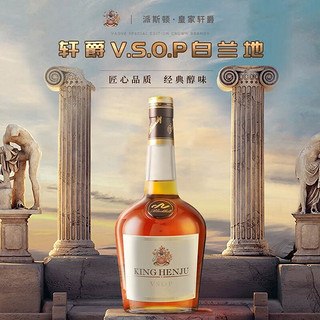 派斯顿（PASSTON）洋酒白兰地VSOP40°烈酒基酒皇家轩爵 700mL 1瓶 礼盒装