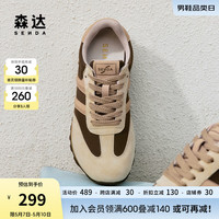 森达户外阿甘鞋女2024春季新款拼接运动风德训跑步休闲鞋ZTA61AM4