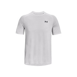 UNDER ARMOUR 安德玛 UA 男子训练运动健身短袖T恤紧身衣 1377843 014白灰色 M