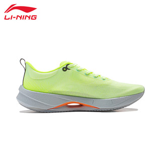 LI-NING 李宁 䨻beng超轻21跑鞋男春秋跑步训练科技轻弹男鞋跑步鞋 荧光黄绿 41.5
