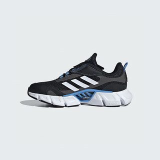 阿迪达斯（adidas）童鞋24夏儿童魔术贴运动休闲清风鞋 IF9505黑 2/34码/210mm 