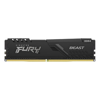 FURY Beast野兽系列 DDR4 3200MHz 台式机内存 马甲条 黑色 8GB HX432C18FB2/8-SP