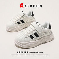 百亿补贴：ABCKIDS 儿童运动鞋子男童休闲软底贝壳头女童雪糕厚底跑步鞋春季