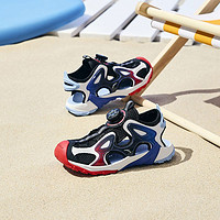 百亿补贴：ANTA 安踏 儿童凉鞋2024夏季童鞋新款大童软底男童框子透气网面沙滩鞋子