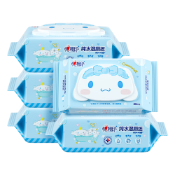 心相印 三丽鸥 湿厕纸 80片*5包