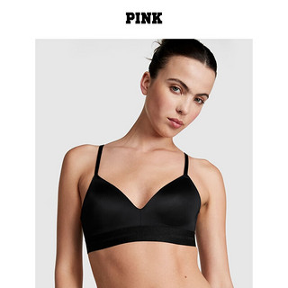 维多利亚的秘密 PINK 无钢圈时尚舒适文胸胸罩女士内衣 2ZUO黑色-薄款 11232066 36D