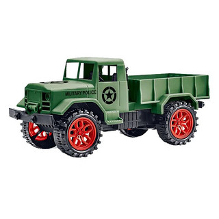 儿童趣味军事皮卡车模型玩具男孩 绿色