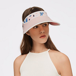 蕉下（beneunder）防曬帽遮陽帽女士太陽帽夏季空頂帽子女防紫外線 天際 水葵粉