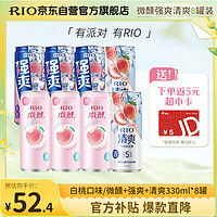 RIO 锐澳 洋酒 鸡尾酒  微醺 强爽 330ml*9罐+气泡水*3罐 年货 新春畅饮