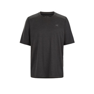 始祖鸟（ARC’TERYX）Cormac Crew SS 轻量透气 速干短袖 男士T恤 黑灰/Black XS